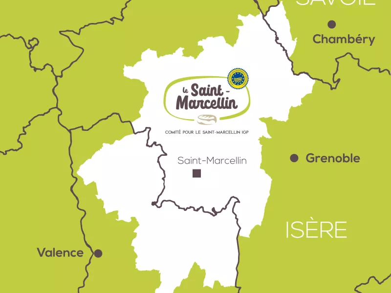 Carte production Saint-Marcellin