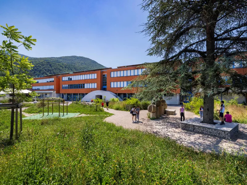 Collège Fernand Léger, cour oasis