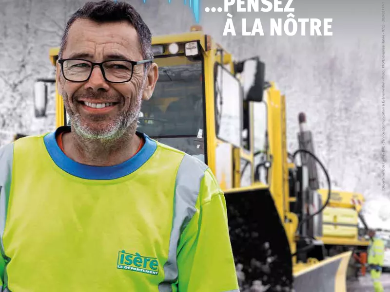 affiche sécurité agent des routes